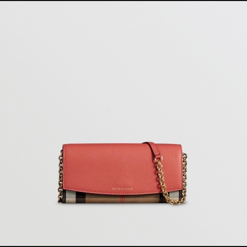 Burberry Henley Wallet with Chain / Strap